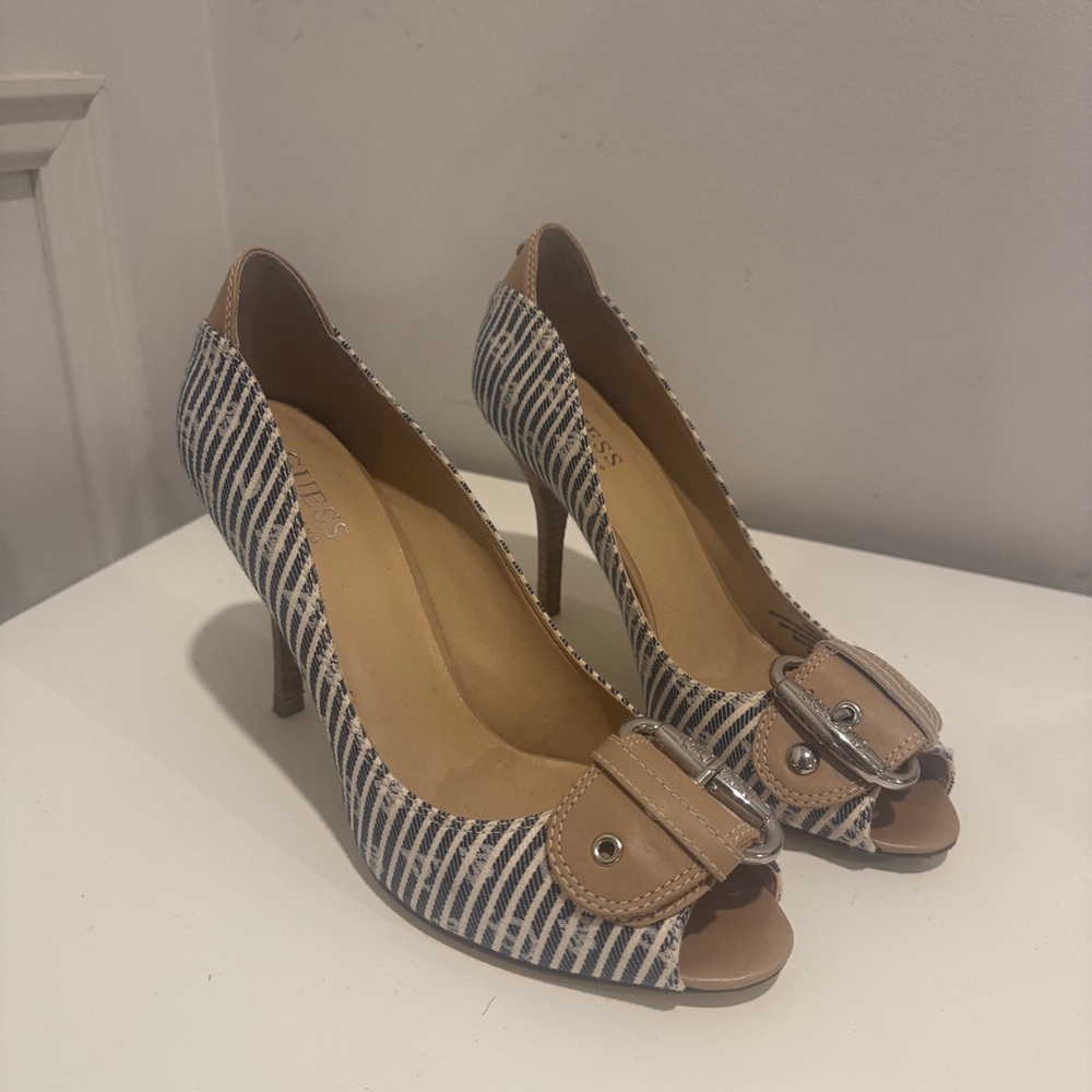 Guess buckle heels